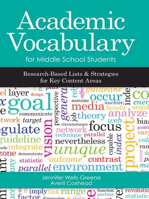 cover image of Academic Vocabulary for Middle School Students